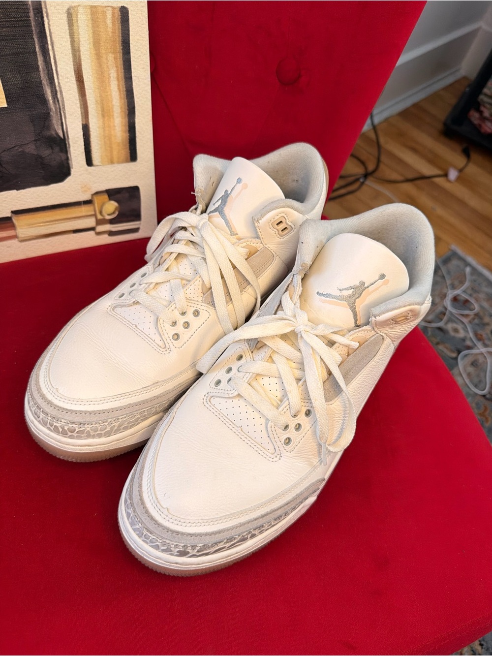 Jordan 3 SE Craft White with Light Gray Accents